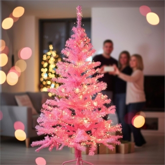 Künstlicher Weihnachtsbaum pink Tanne Christbaum 1,5m