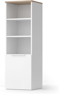 Universalschrank Wido Weiß/Sonoma 40.2 x 120 cm mit einer Tür Vicco