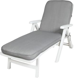 2x Sonnenliegen-Auflage 190x59cm Polsterauflage Liegenauflage Sitzpolster Kissen