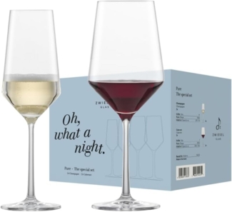 Zwiesel Glas PURE Date Night Set 4-teilig - Limited Edition