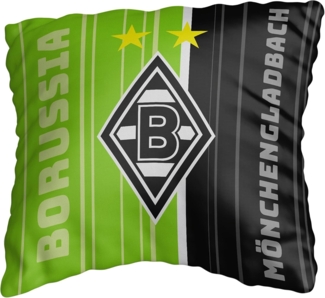 BERONAGE Dekokissen Borussia Mönchengladbach Die Fohlen Elf 40 x 40 Fußballkissen