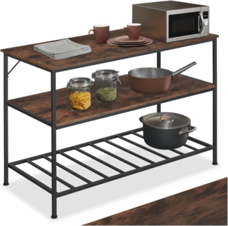 tectake Küchenregal Akeley, Set 1-tlg, Industrial Style