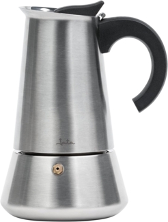 Italienische Kaffeemaschine JATA Edelstahl 12 Kopper