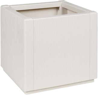 vidaXL Gartenblumentopf Weiß 36 x 36 x 35 cm Polypropylen 42006496