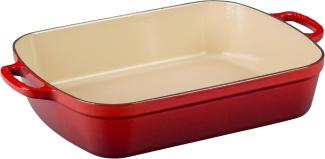 Le Creuset Signature Bratreine 37x29 cm Kirschrot - Rot - 33 bis 40 cm