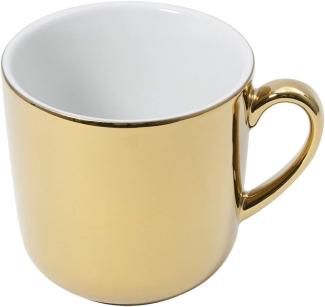 Dibbern Solid Color Gold Becher mit Henkel 0,32 L