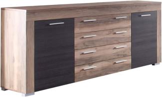 Sideboard 'Boom', Nussbaum Satin, 176 x 79 cm