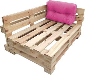 chilly pilley Palettenkissen Wasserdicht Palettenauflage Palettenpolster Palettenmöbel Gartenkissen Wasserfest Wasserabweisend viele Größen und Farben (Seitenkissen 60x40. Rosa)