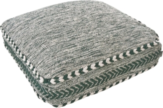 Pouf BIRCH Dunkelgrün 60 cm 60 cm