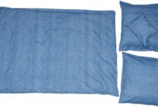 David Fussenegger Bettwäsche David Struktur Jeans Blau 00262788