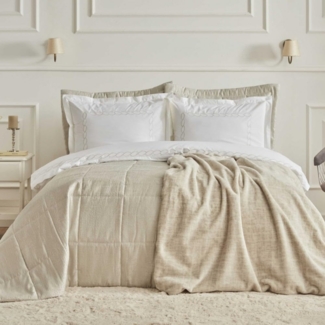 Karaca Bettwäsche Karaca Home Bride Coll Daphne 10-teiliges Hochzeitsett Ecru