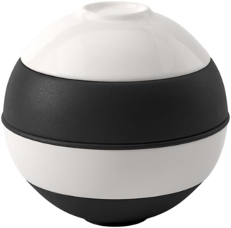 Villeroy & Boch La petite Boule Snacking-Set Schwarz Weiß