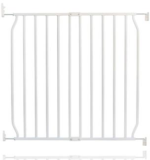 Safetots Eco Schraubbefestigung Babygitter, Weiß, 70cm - 80cm, Treppengitter für Kleinkinder und Babys, Schraubbefestigung-Sicherheitssperre, Einfache Installation des Sicherheitsgitters.