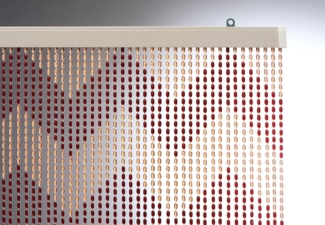 Kobolo Türvorhang Vorhang ANGOLO Kunststoff 72 Stränge 90x200 cm (1 St), Ösen