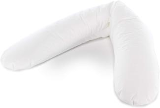 Theraline Das Original Schwangerschaftskissen & Stillkissen 190cm – Seitenschläferkissen Stillkissen Mikroperlen – ohne Bezug