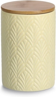 Vorratsdose mit Bambusdeckel, gelb - 720ml, Ø 10cm