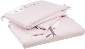 Babyclic Pack Tagesdecke (Tagesdecke + Schutz + Füllung) Moss Rosa - Decken