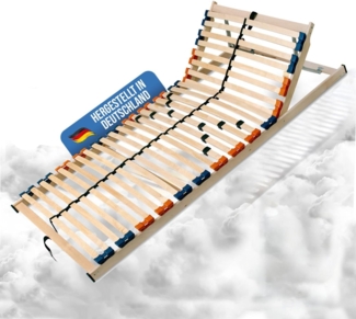 Coemo Lattenrost Multira Kopfteil verstellbar mit 28 Federleisten 80x200 cm Selbstmontage