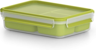 Emsa Snackbox m.Einsätzen rechteck CLIP GO Snack 1,2l