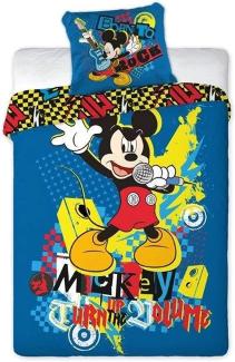 Mickey Mouse - Bettwäsche \"Turn up the Volume\" 160x200 cm