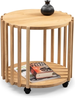 M2 Kollektion Beistelltisch Mats 1 in braun, H/D=50/70cm