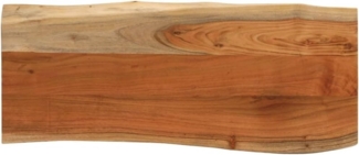 vidaXL Tischplatte 90x40x3,8 cm Rechteckig Massivholz Akazie Baumkante 370635