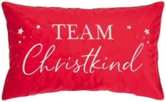 pad Kissenhülle 30x50 cm Team Christkind red 100% Polyester
