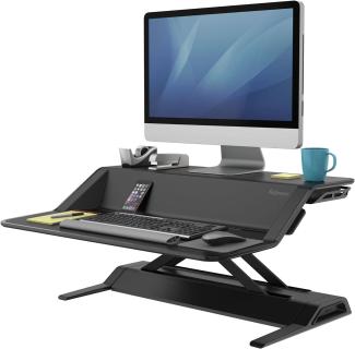 Fellowes Workstation Lotus Steh/Sitzarbeitsplatz schwarz