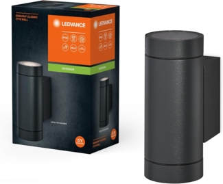 LEDVANCE Endura Classic GU10 IP65 Itys Wandleuchte Dunkelgrau