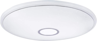 LED Deckenlampe, Metall, weiß, Fernbedienung, CCT, dimmbar