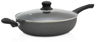Krüger Bratpfanne Aluminium Großraumpfanne Gourmet, 28 cm, Aluminium (1-tlg), für Induktions-Kochfelder geeignet