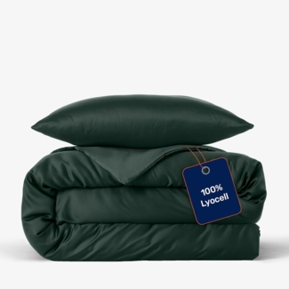 twenty:three® Bettwäsche Lyocell Bettwäsche Forest Green, Lyocell, Atmungsaktiv, Ultraweich, 100% TENCEL™ Lyocell, Nachhaltig