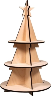 Holz-Bausatz Etagere Tanne, FSC Mix Cred, 44,5cm, 5-tlg, Box 1Set,...