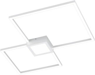 LED Deckenleuchte HYDRA extra flach & dimmbar, 65cm, Weiß