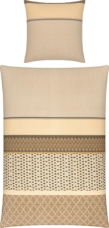 Erwin Müller Bettwäsche Bettwäsche, Biber, Streifen