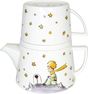 Könitz Tee-Kannen-Set Tea for me - Der kleine Prinz, Teebereiter mit Becher und Deckel, Bone China, 395 ml, 11 5 976 2630