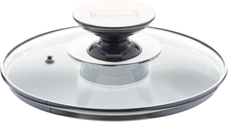 Berndes Spezialglasdeckel mit Edelstahlknauf, Sicherheitsglas, Transparent, Ø 16 cm, 007016
