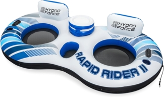 Hydro Force® 2-Personen-Schwimmring Rapid Rider™ II mit Rückenlehne 251x132 cm