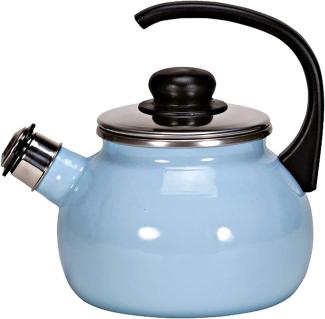 Krüger Flötenkessel Sylt 2 Liter 18 cm, le, blau, 18 x 18 x 9 cm