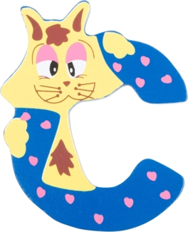 Legler 4652 Tier Buchstabe \"C\" für Namen Holz