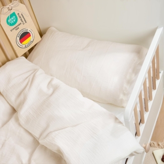 Laleni Kinderbettwäsche Kinderbettwäsche aus Baumwolle - Musselin Bettwäsche, Oeko-TEX zertifizierte Bettwäsche Sommer