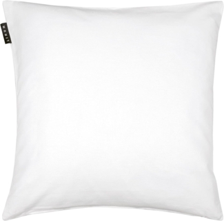 LINUM ANNABELL Elegant Kissenhülle 50x50 cm, 100% Baumwolle, Maschinenwaschbar, Weiß