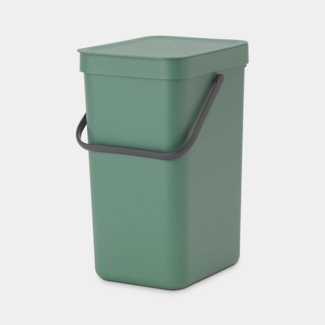 Brabantia 'Sort & Go' Abfallbehälter, Kunststoff, Fir Green, 12 Liter