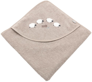 Sterntaler® Badetücher Kapuzenbadetuch 80x80 Flocke, 100 % Baumwolle (1-St)