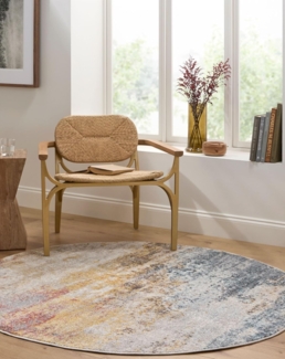 Livabliss Teppich SARASOTA, rund, Höhe: 13 mm