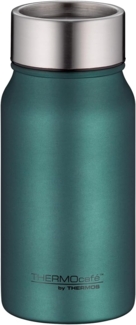 THERMOcafé by THERMOS TC DRINKING MUG green mat 0,35l, Thermobecher Edelstahl, Isolierbecher, Kaffeebecher to go, auslaufsicher, 8 Stunden heiß 16 Stunden kalt, spülmaschinenfest, BPA-frei