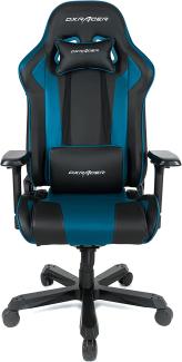 DXRacer King Serie OH-KA99-NB Gaming-Stuhl - Plus / XL - EPU Kunstleder - schwarz/blau