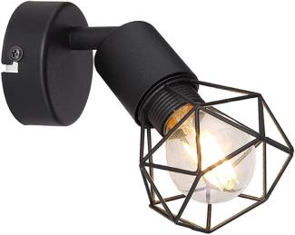 GLOBO Wandleuchte Innen Wandlampe Wohnzimmer Industrie Wandstrahler 54802S-1