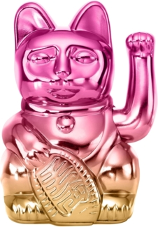 Donkey Winkekatze Player Two Lucky Cat Shiny Pink/Yellow