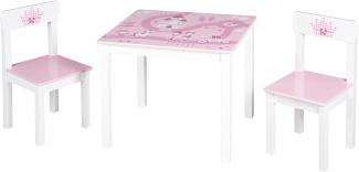 Roba 'Krone' Kindersitzgruppe, MDF pink